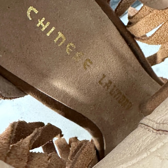 Chinese Laundry Boho Open Toe Fringe Booties - Picture 10 of 13